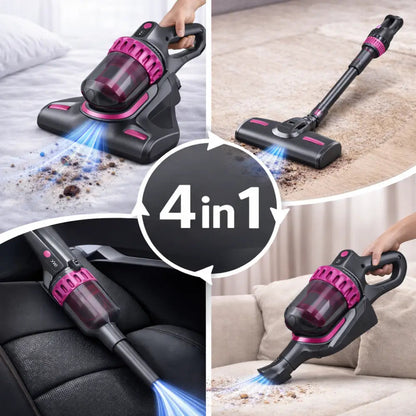 Aspirapolvere Senza Fili 4 in 1 UV-C Antiacaro - 100W 45 Min Autonomia